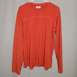 Columbia Vibrant Orange Long Sleeve Tee